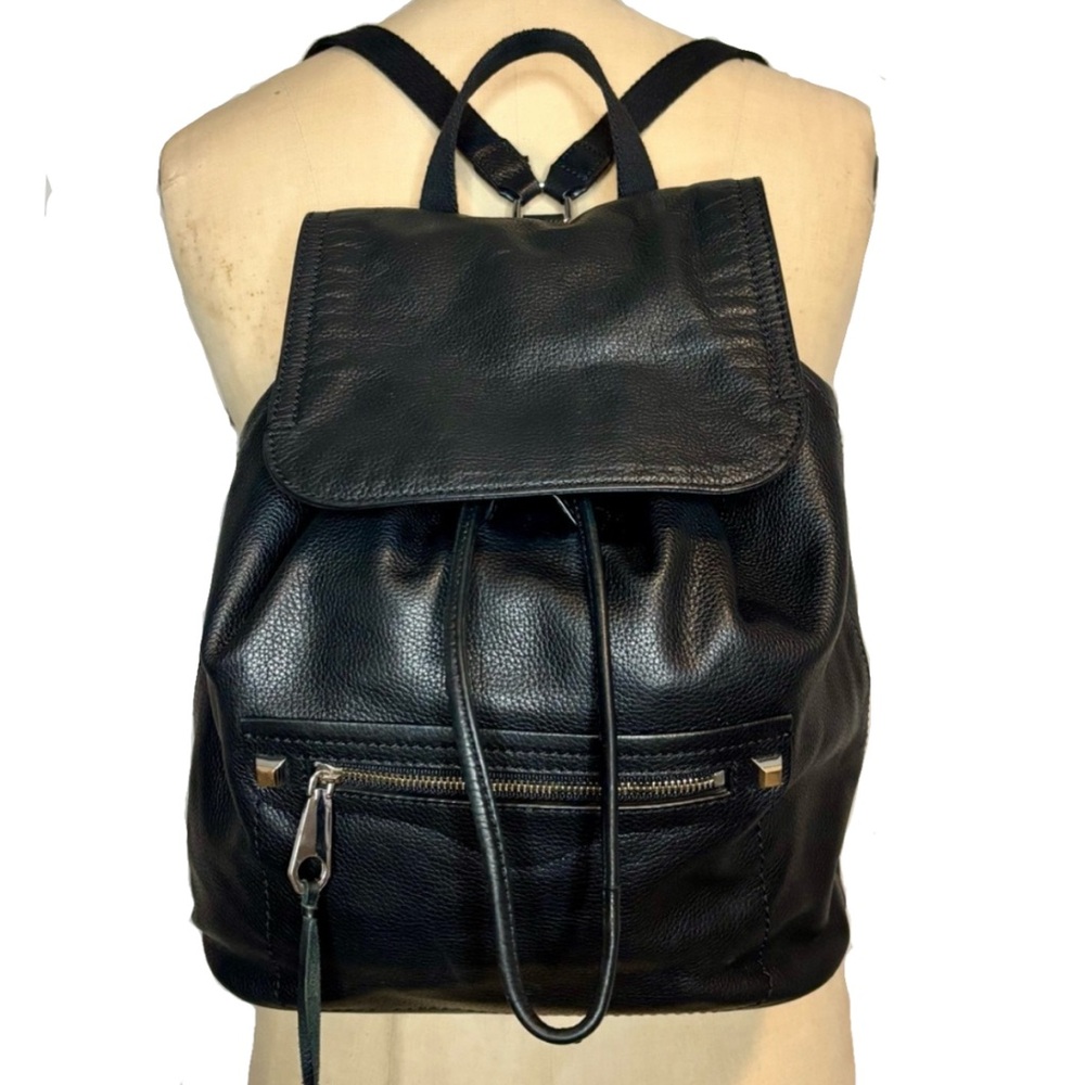 Rebecca Minkoff Black Leather Backpack